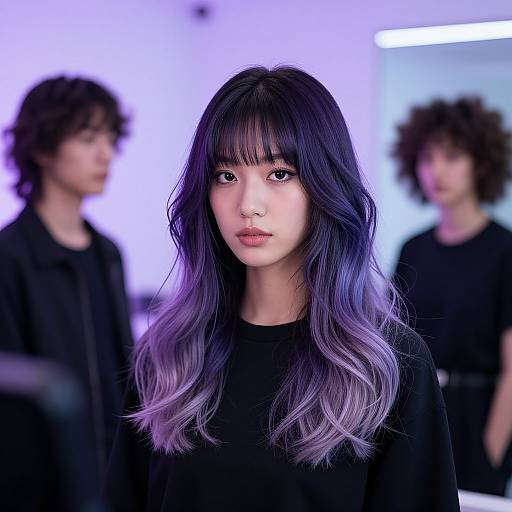 Futuristic AI Hairstyle Studio