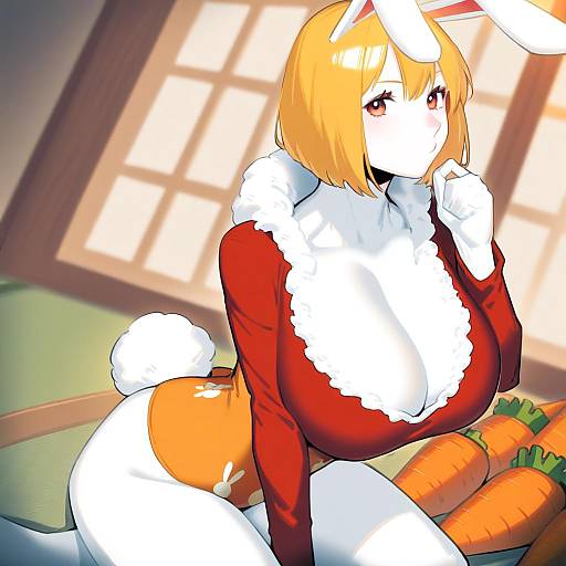 Illustration of Carrot (one piece), one piece in the style of Dyun