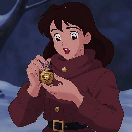 Anastasia-Style Courageous Winter Heroine