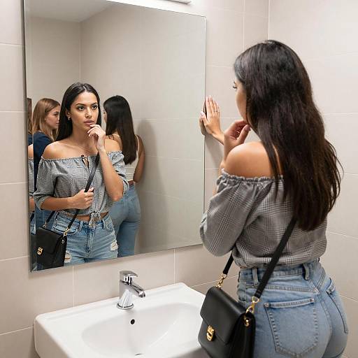 Contemplative Reflection of Two Women