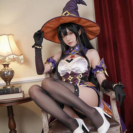 Detailed Witch Cosplay Portrait
