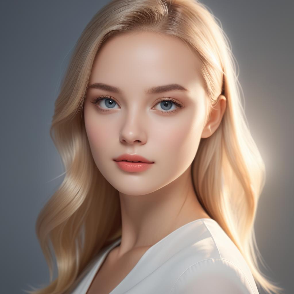 Elegant Portrait of a Scandinavian Beauty