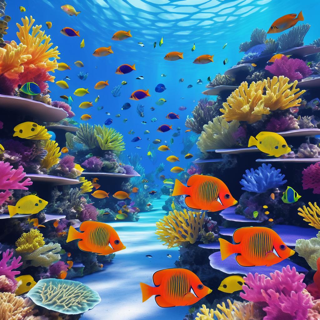 Underwater Reef: Pollution and Color Fade