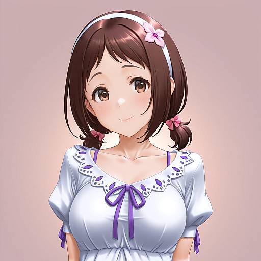 Illustration of Muramatsu sakura, idolmaster in the style of T2r
