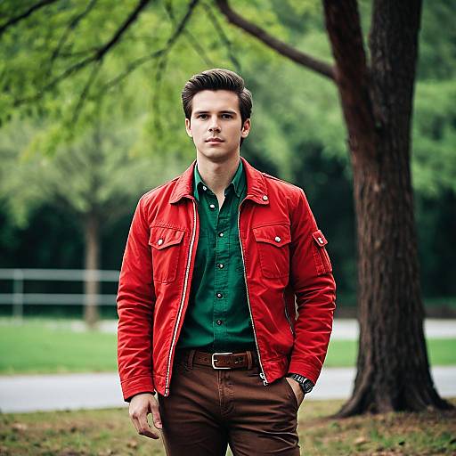 Stylish Male Outdoor Fashion Shoot