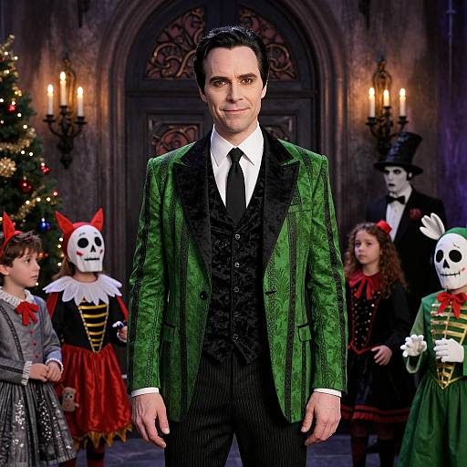 Gothic Holiday Party with Gomez Addams