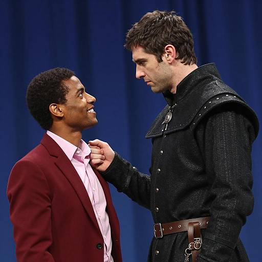 Contrast of Expressions: A Unique Portrait