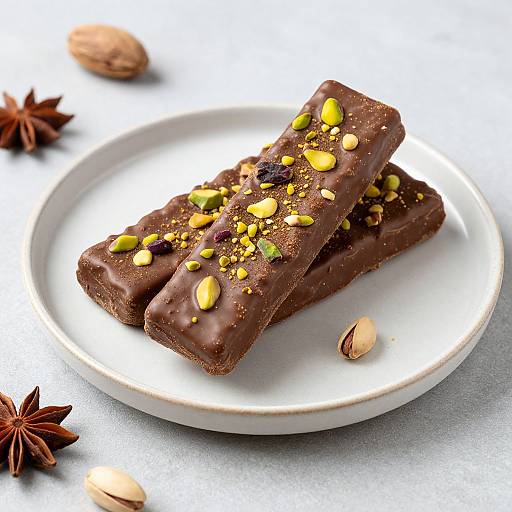 Elegant Pistachio Chocolate Barfi Delight
