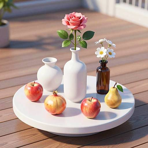 Futuristic Kinetic Still Life Display