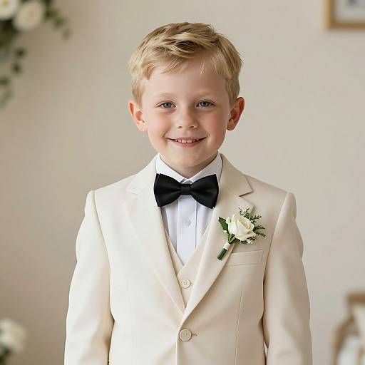 Smiling Ring Bearer Portrait