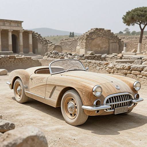 Ancient Wooden Corvette Excavation