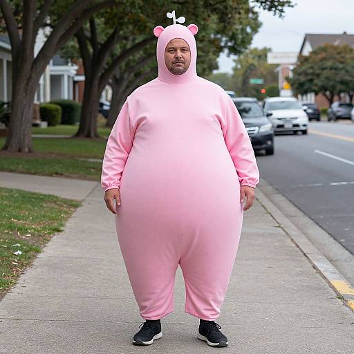 Giant Pink Whoopee Cushion Costume
