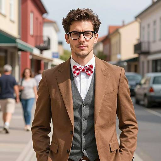 Stylish Young Man on Derby Day