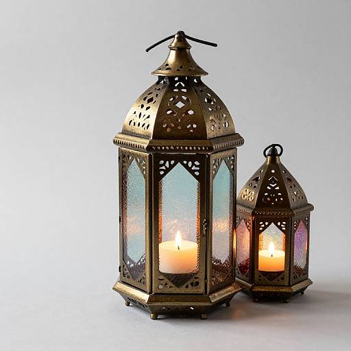 Vintage Moroccan Lantern Candle Holder