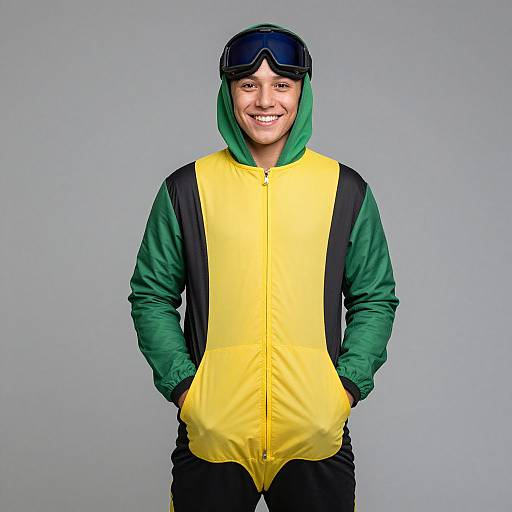 Jamaican Bobsleigh Costume Portrait