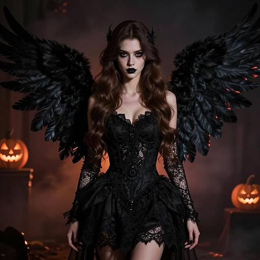 Black Angel Halloween Costume