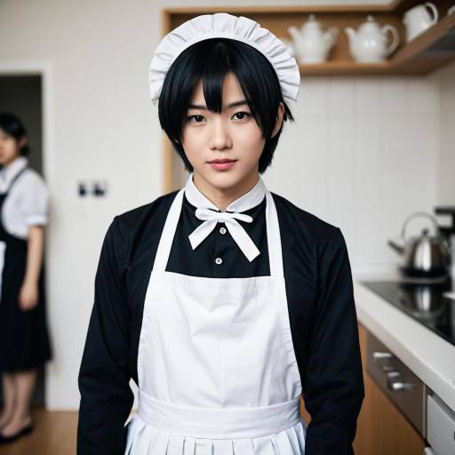 Male Maid in Classic Maid Outfit