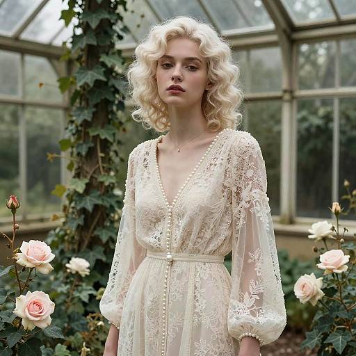 Victorian Elegance in Ivy Greenhouse