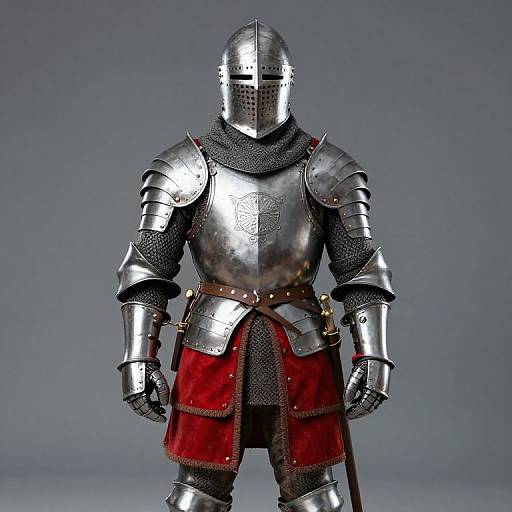 Medieval Male Warrior in Armor