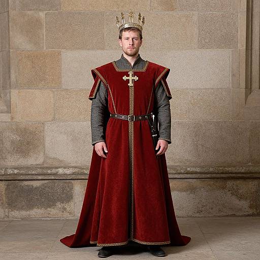 Medieval Royal Costume Portrait