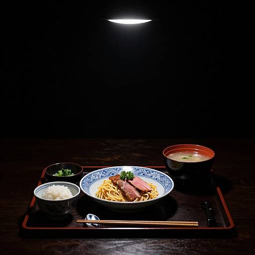 Transhumanism Japanese Meal in Void