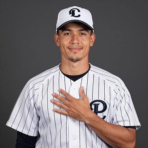 Portrait of a Smiling Baseball Player