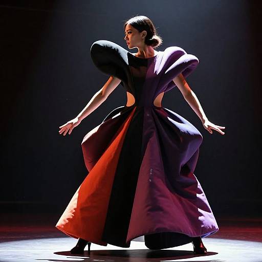 Avant-Garde Armpit Cutout Dress