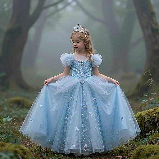 Whimsical Fairy Princess in Enchanted Forest