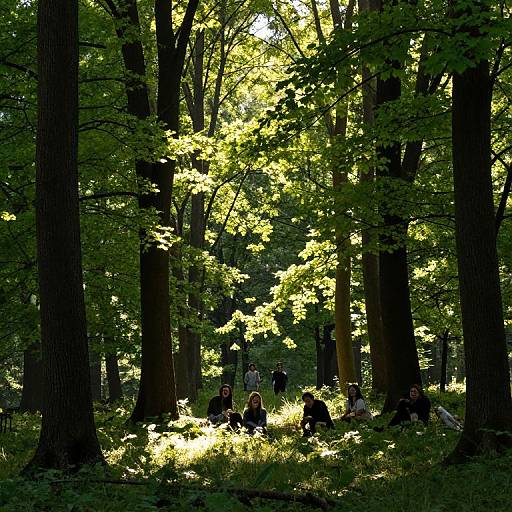 Luminous Forest of Joyful Laughter