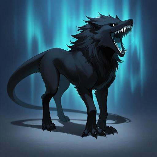Agile Shadow Warrior Under Midnight Aurora Agile Shadow Warrior Under Midnight Aurora