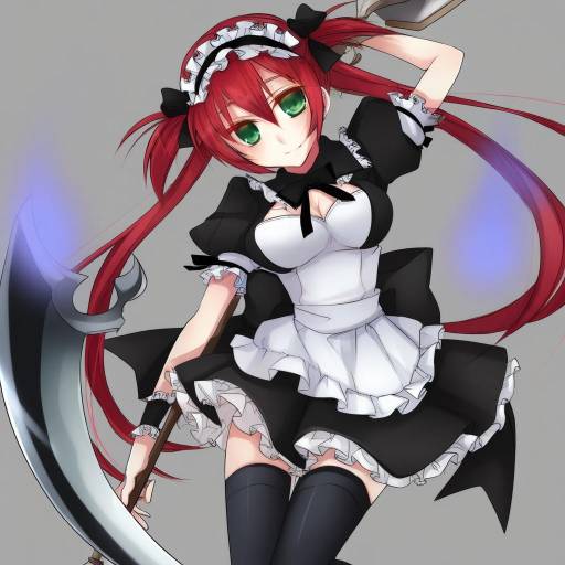 Illustration of Airi (the infernal temptress), queen's blade in the style of Kokuchuutei