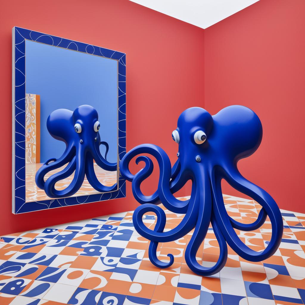 Surreal Octopus Reflection by Matisse