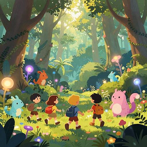 Juvenile Fantasy Forest Adventure