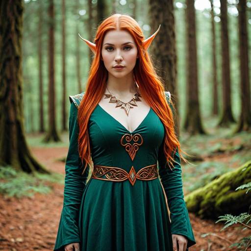 Enchanting Elven Cosplay in Nature