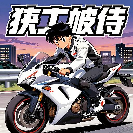 Youthful Racer Manga Cover Art
