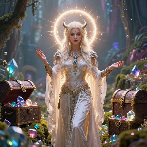 Hnoss Goddess in Mythical Viking Realm