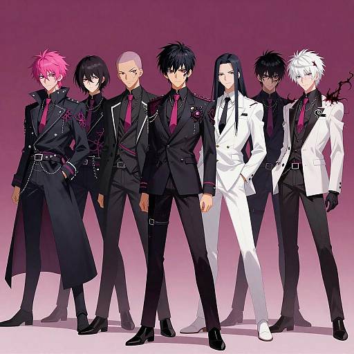 Dark Fantasy Anime Characters in Fashion