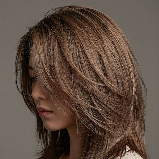 Portrait with Soft Wool Hair Texture