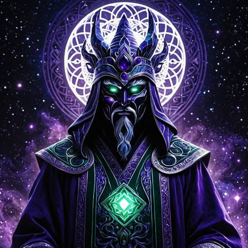 Ethereal God Sage with Obsidian Mask