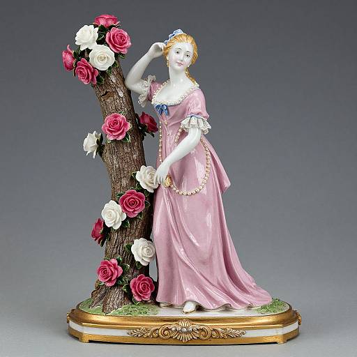 Elegant 18th-Century Niderviller Figurine