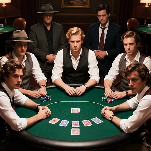 Intense Poker Showdown Movie Poster