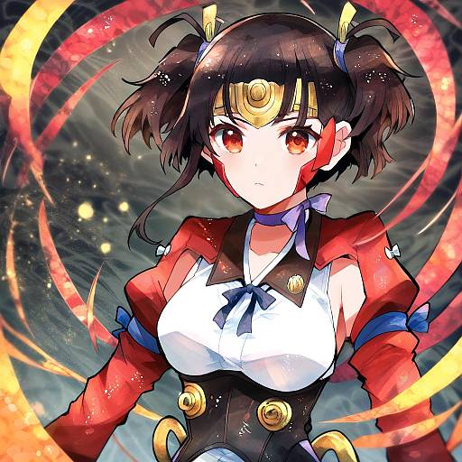 Illustration of Mumei (kabaneri), koutetsujou no kabaneri in the style of Itomugi-kun