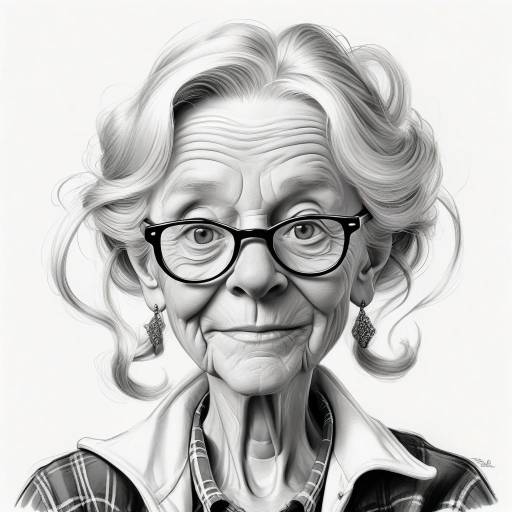 Humorous Teenager Caricature Drawing