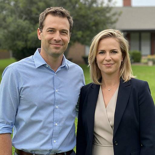 Outdoor Portrait of Couple in Natural Light