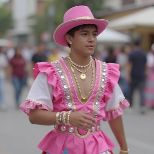 Male Wearing Loteria Chalupa Costume