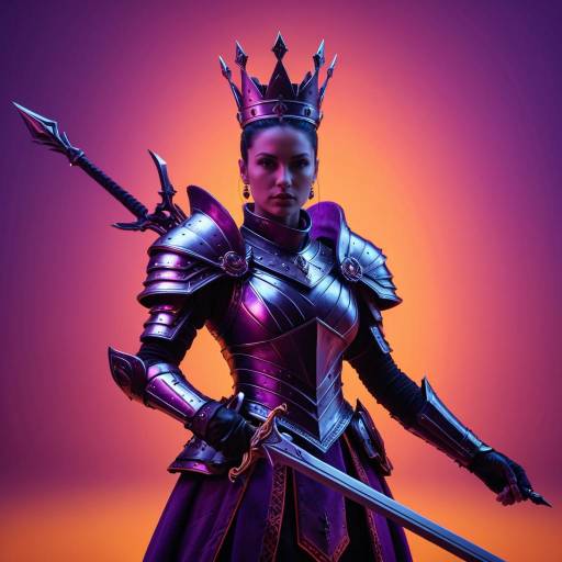Warrior Queen in Ornate Armor