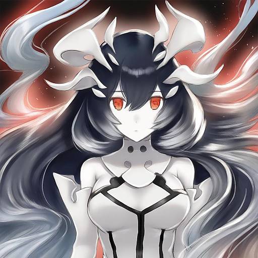 Illustration of Anchorage water oni, kantai collection in the style of Kazuharu kina