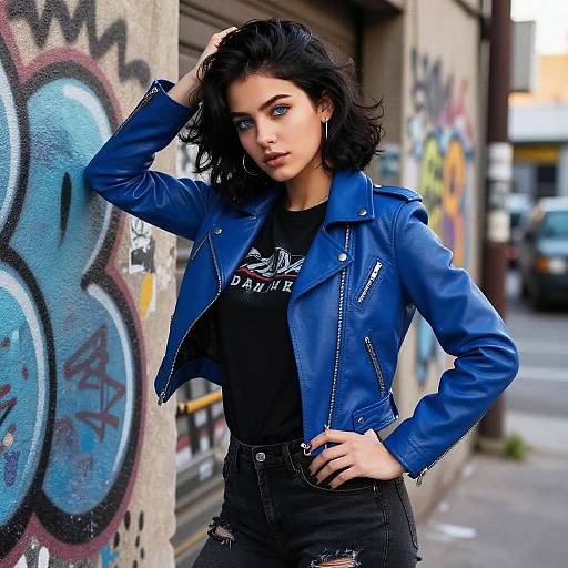 Teenage Girl in Urban Alleyway