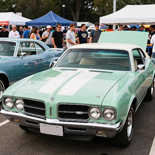 Retro Oldsmobile Cutlass Car Show