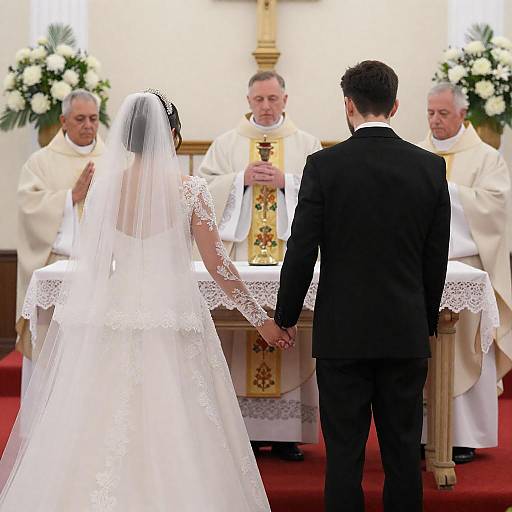 Elegant Wedding Ceremony with Intense Moments